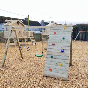 Big Climbing Wall with Swings